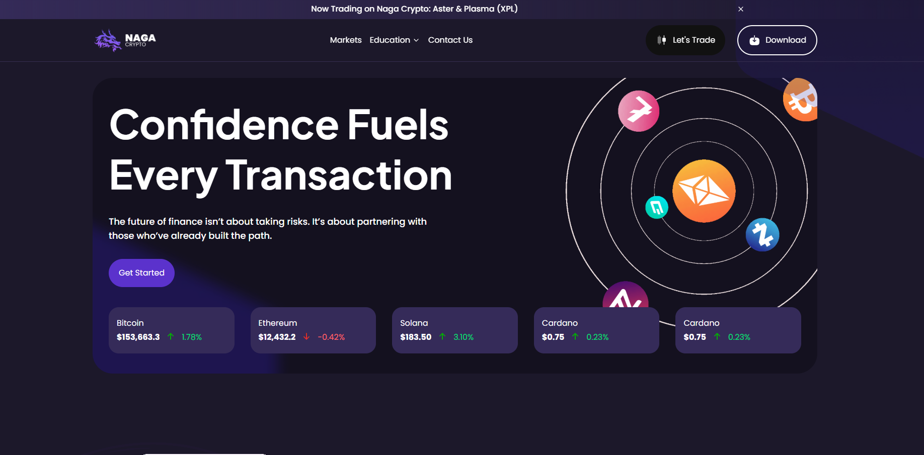 Naga Exchange Core Platform — Fintech Ecosystem screenshot 1